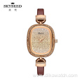 SKYSEED small and simple female watch with diamonds